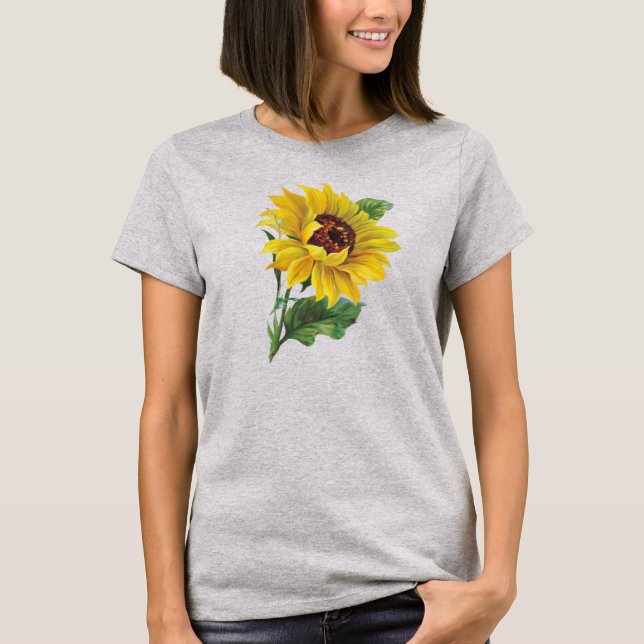 Goldene Sonnenblume T-Shirt (Vorderseite)