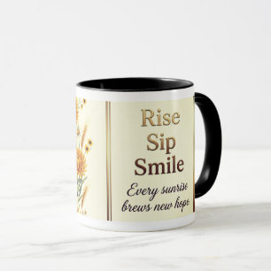 Goldene Sonnenblumen-Ernte Kaffeetasse