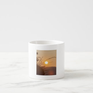 Goldene Sonnenuntergangsruhe – Naturinspirierter K Espressotasse