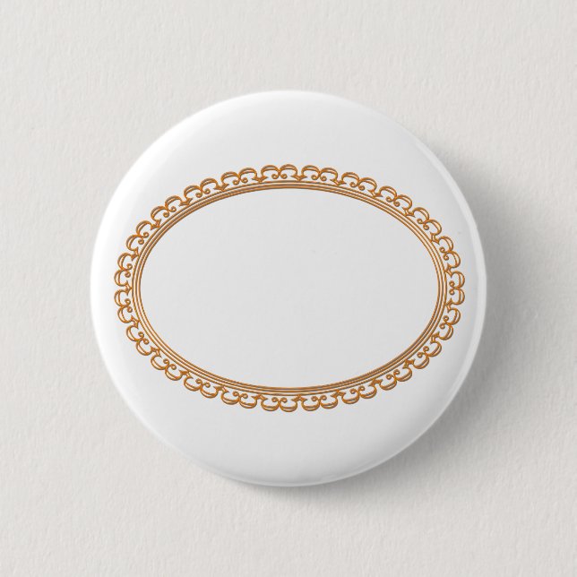 Goldene Spiegel-Feld-Schablone - addieren Sie Ihr Button (Vorderseite)