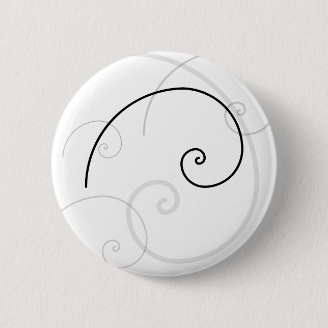 Goldene Spirale Button (Vorderseite)