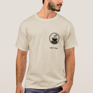 Goldene Spirale in der Dunkelheit – Minimalistisch T-Shirt