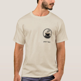Goldene Spirale in der Dunkelheit – Minimalistisch T-Shirt