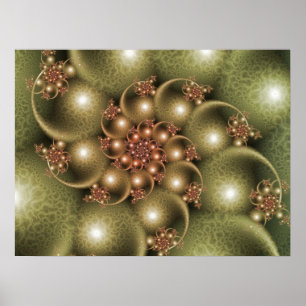 Goldene Spirale Poster