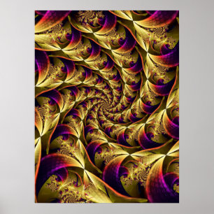 Goldene Spirale Poster