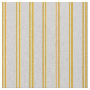 Goldene Stäbe und hellgraues Muster Stoff