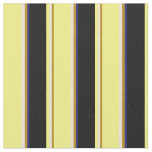Goldene Stange, Bisque, Gelb, Schwarz und Midnight Stoff