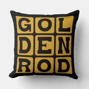 Goldene Stange, Farbe Kissen