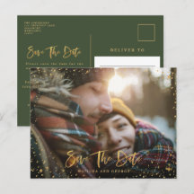 Goldene Sterne Drehbuch Foto Moderne Hochzeit