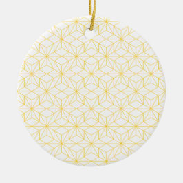 Goldene Sterne Keramik Ornament
