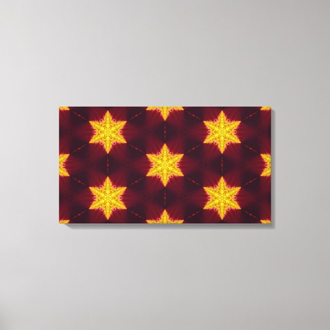 Goldene Sterne Leinwand (Vorderseite)