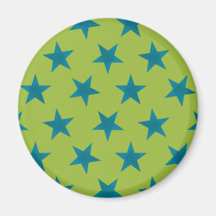 Goldene Sterne Muster 20 Magnet