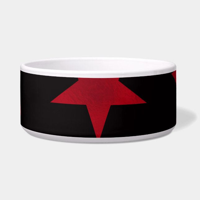 Goldene Sterne Muster 8 Napf (Vorderseite)