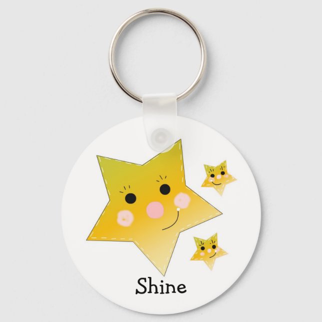 Goldene Sterne Schlüsselanhänger (Vorderseite)