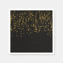 Goldene Sterne Serviette