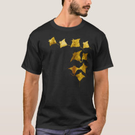 Goldene Stingrochen T-Shirt