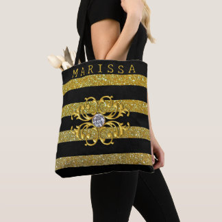 goldene Stipes Bridesmaid Personalisiert