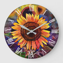 Goldene strahlende Sonnenblume Elegante Kollektion