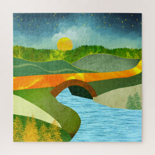 Goldene Straße Puzzle