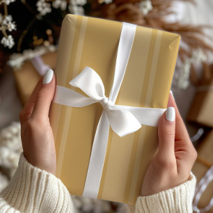 Goldene Streifen Geschenkpapier