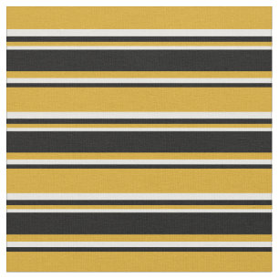 Goldene Streifen, Schwarz-Weiß-Muster Stoff