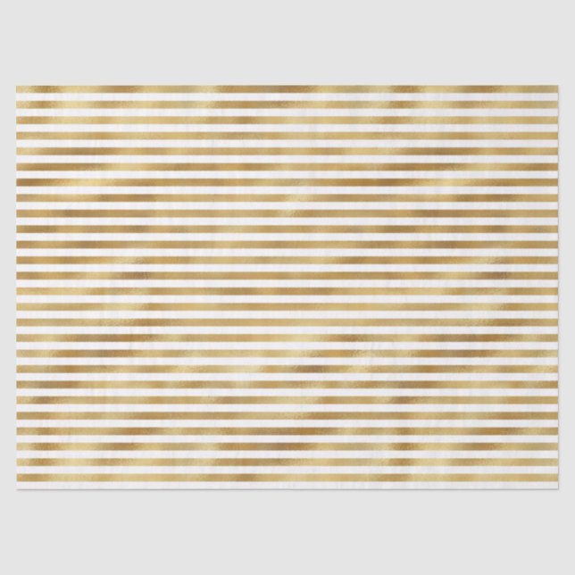 Goldene Streifen Seidenpapier (Vorderseite)