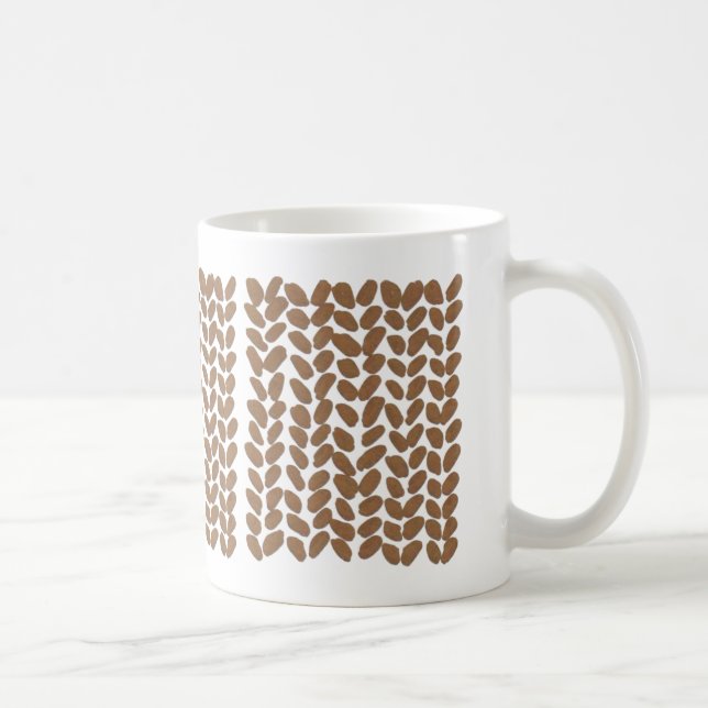 Goldene strickende Tasse (Rechts)