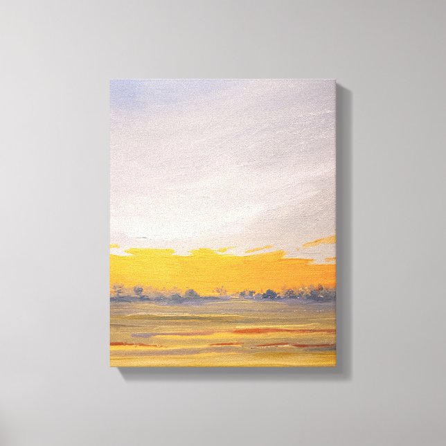 Goldene Stunde - Canvas Print Leinwanddruck (Vorderseite)
