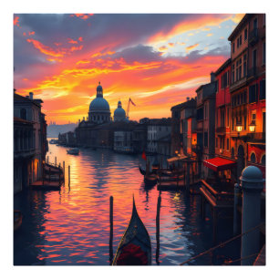 Goldene Stunde in Venedig Fotodruck