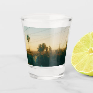 Goldene Stunde in West Hollywood Schnapsglas