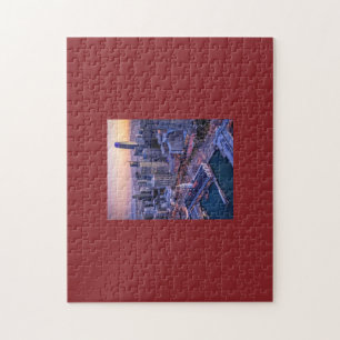Goldene Stunde Luftbild von San Francisco City Puzzle