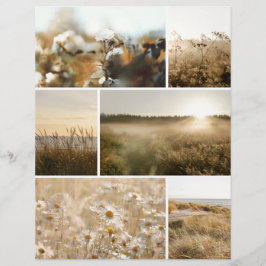 Goldene Stunde Natur Scrapbook Papier für Ausschni