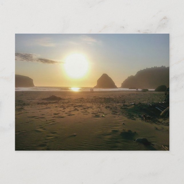 Goldene Stunde Postkarte (Vorderseite)