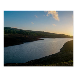Goldene Stunde Ruhe im Reservoir Baitings Poster