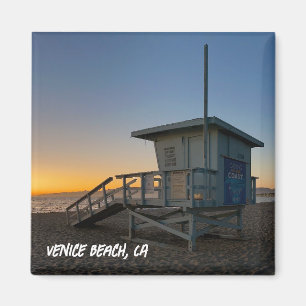 Goldene Stunde Sonnenuntergang - Venice Beach, CA Magnet
