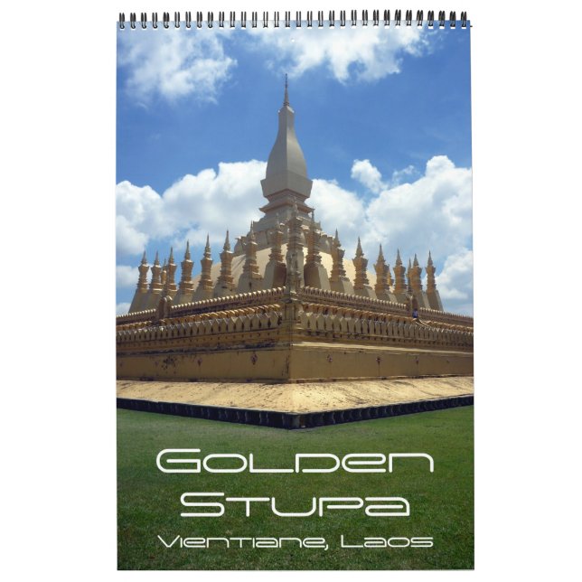 goldene Stupa cambodia Kalender (Titelbild)