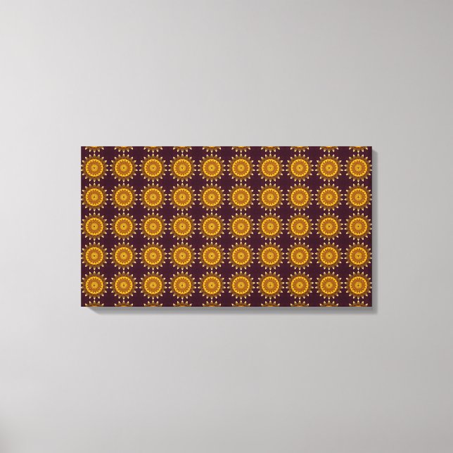 Goldene Sun-Leinwand Leinwanddruck (Vorderseite)