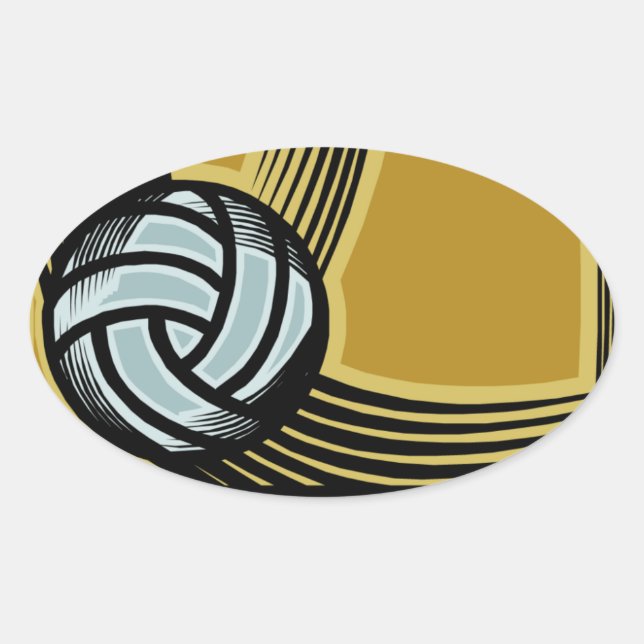 Goldene Tage - Ovaler Aufkleber (Vorderseite)