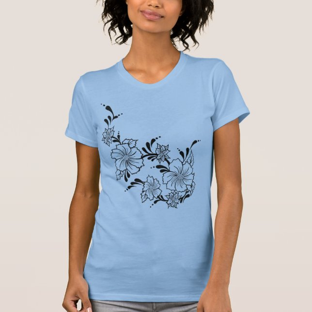 Goldene TagesBlumen T-Shirt (Vorderseite)