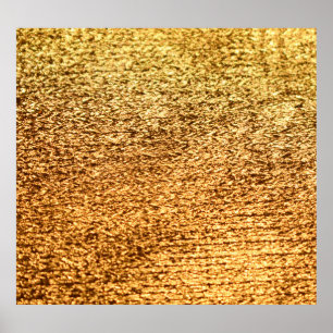 Goldene Textilien: glamouröser Makro-Hintergrund. Poster