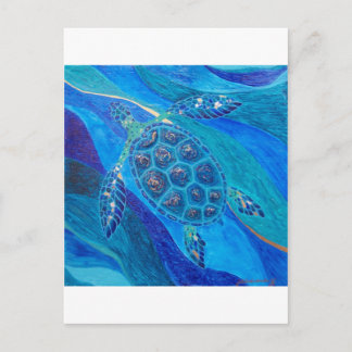 Goldene Thread Postkarte