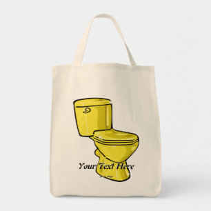 Goldene Toiletten-Taschen-Tasche Tragetasche