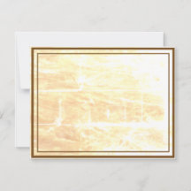Goldene Traditionen flach Danke Note Card