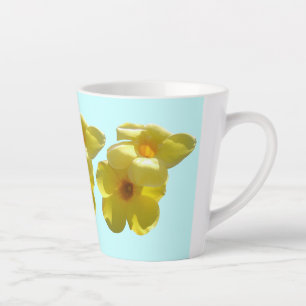 Goldene Trompetenblumen I Milchtasse