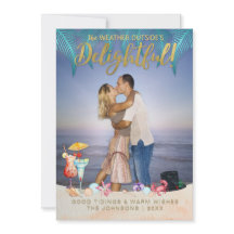 Goldene tropische Weihnachten im Foto von Florida