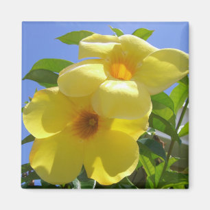 Goldene Trumpet-Blume I Magnet