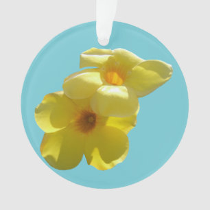Goldene Trumpet-Blume I Ornament