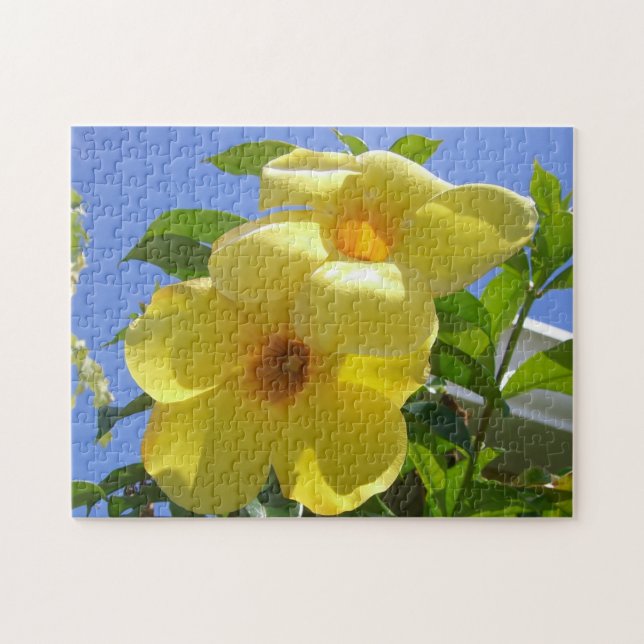 Goldene Trumpet-Blume I Puzzle (Horizontal)