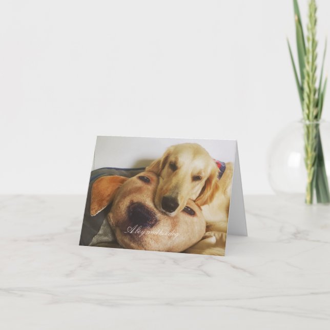 Goldene und goldene Blindkarte Karte (Vorderseite)