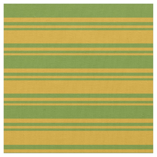 Goldene und grüne Linde/Streifenmuster Stoff (Nahaufnahme)